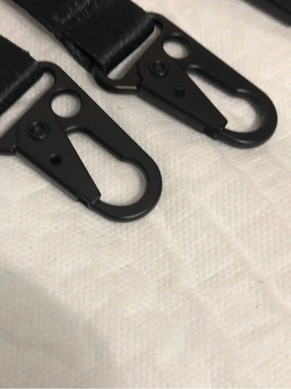 Set of 2 Tesla Black and Red Branded Lanyards/Keyholder